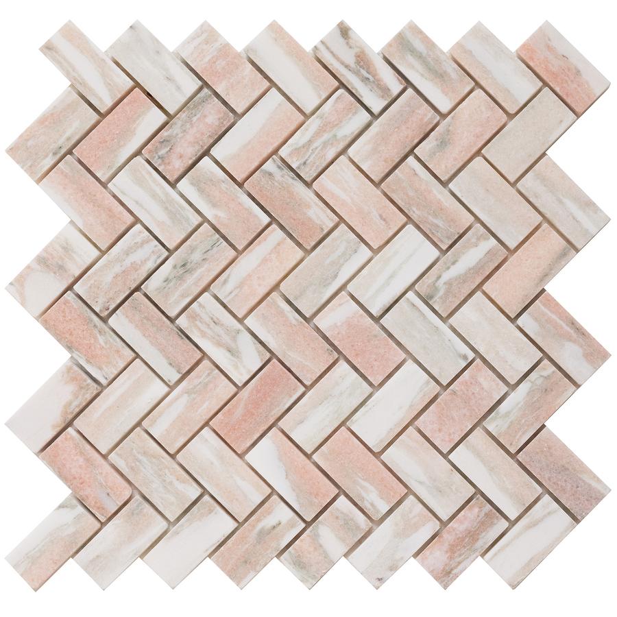 Pink Tiles | Pink Marble | Cerastone Surfaces | Tile + Stone + Timber