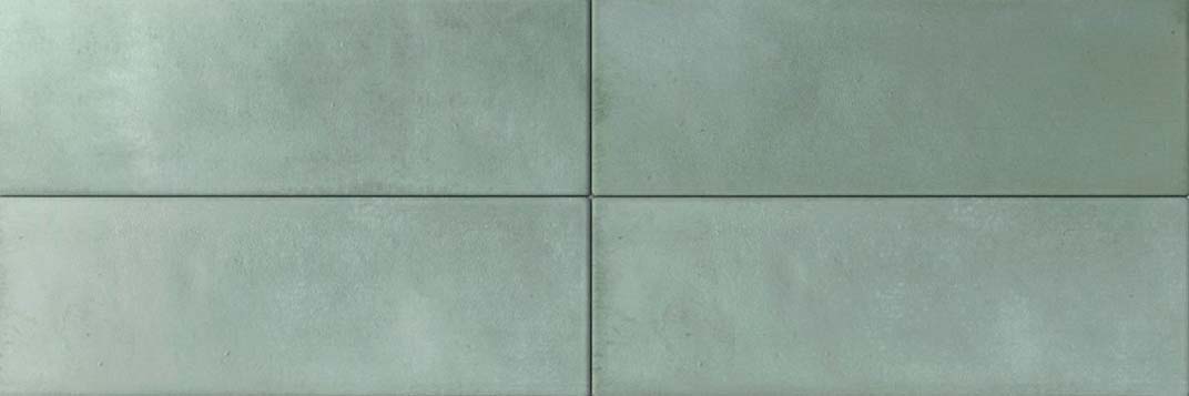 Rich green porcelain tile in matt finish, 50 × 150 mm, ideal for feature walls