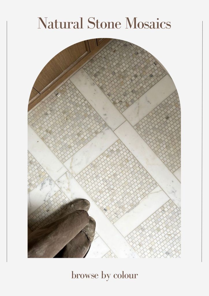 NATURAL STONE MOSAICS, COLOURFUL STONE MOSAICS, STONE MOSAIC FLOORS, STONE MOSAIC FEATURE WALLS