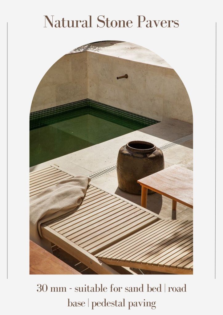 NATURAL STONE PAVERS SYDNEY , STONE PAVERS FOR PEDESTAL SYSTEM, NATURAL STONE POOL COPING