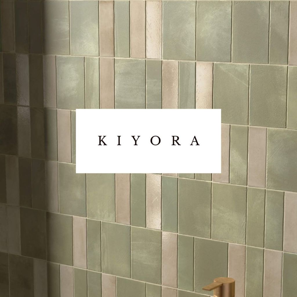 Kiyora tile collection small format glazed tiles detail