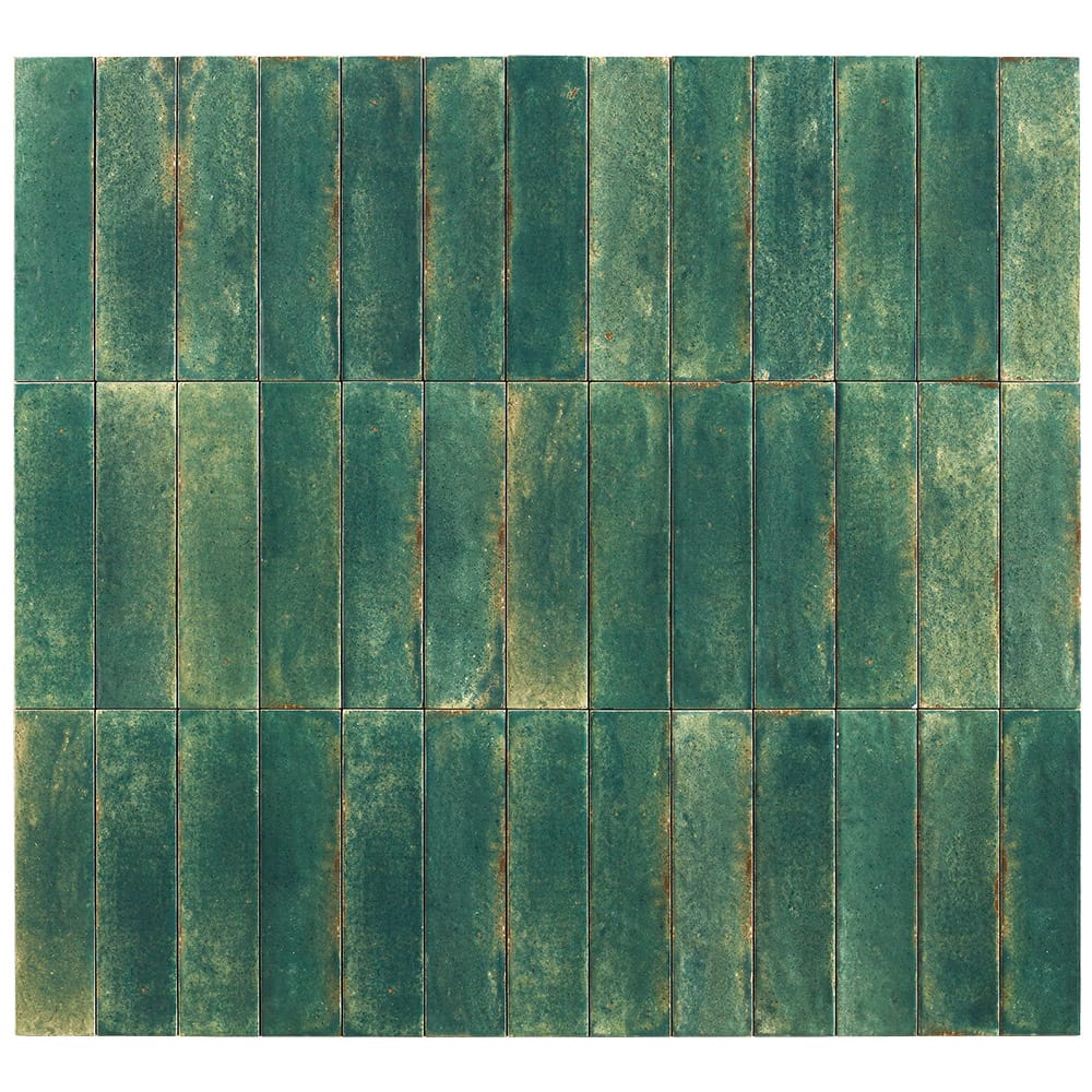 Dark green textured wall tiles with natural variation, bathroom feature tiles Sydney
