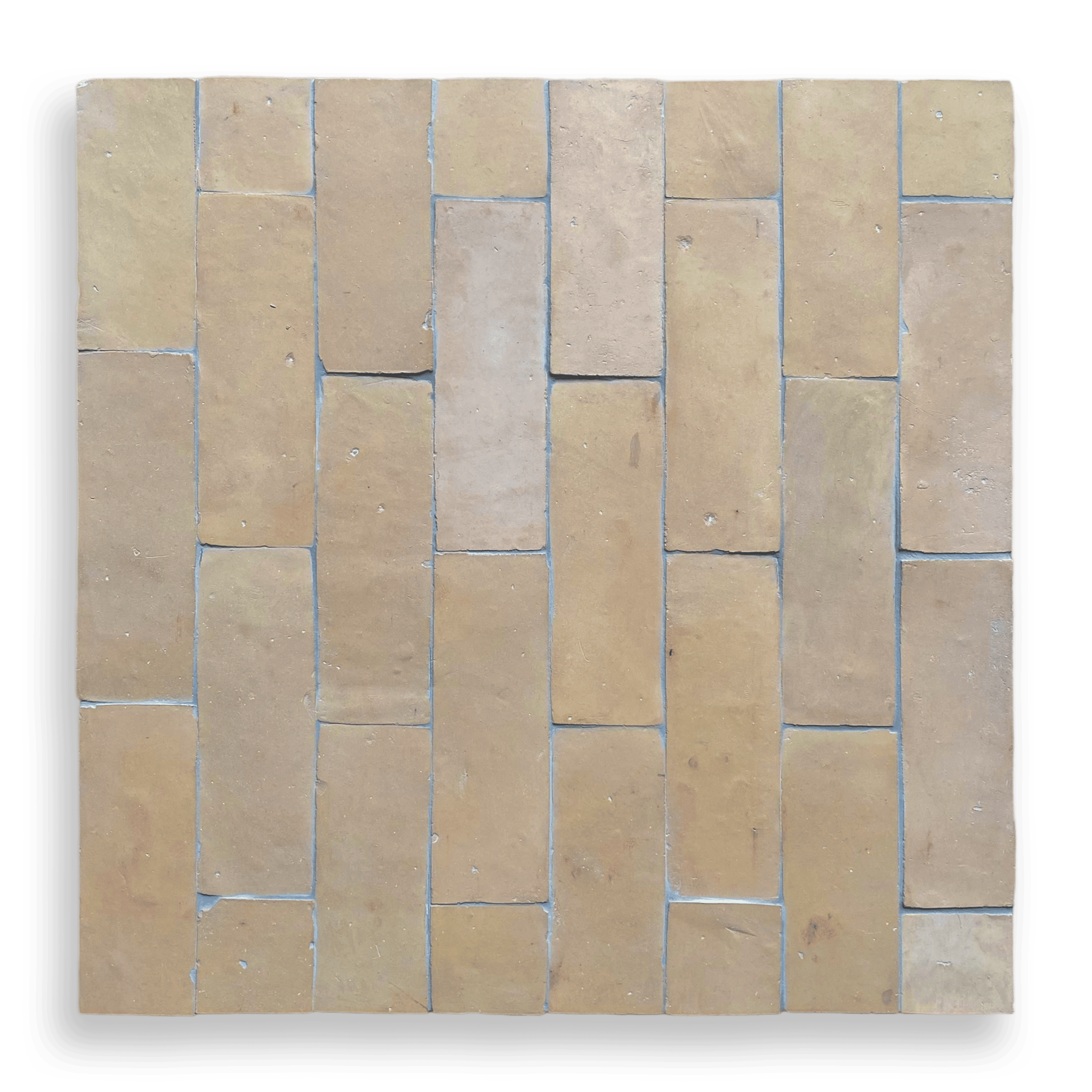 Raw Terracotta Handmade Moroccan Bejmat Tile featuring natural clay tones and traditional Moroccan craftsmanship.